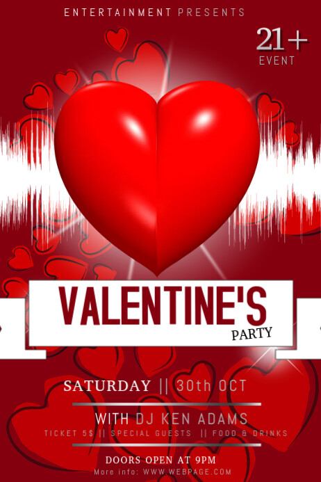 Gratuit Saint Valentin Fete Flyer Modele Postermywall Gratuit Saint Valentin Fete Flyer Modele Postermywall