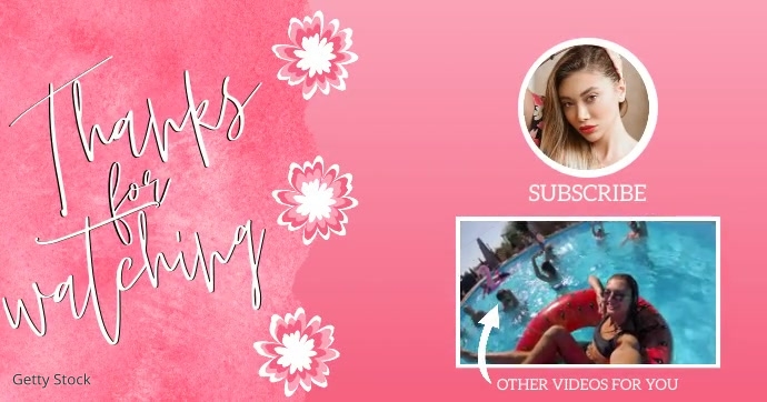 Copy of FREE YOUTUBE OUTRO DESIGN TEMPLATE | PosterMyWall
