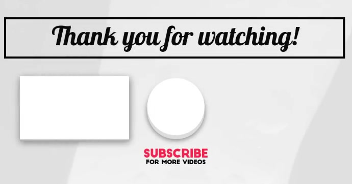FREE YOUTUBE OUTRO DESIGN TEMPLATE Isithombe Esabiwe ku-Facebook