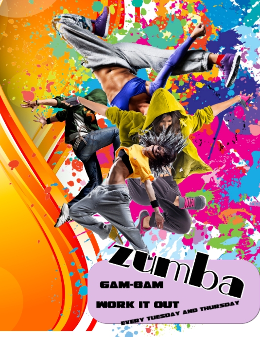 free zumba template PosterMyWall