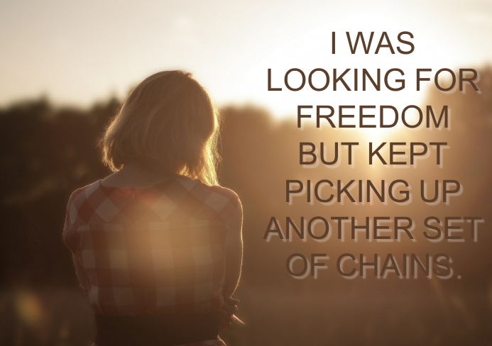 FREEDOM AND CHAINS QUOTE TEMPLATE | PosterMyWall