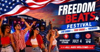 Freedom Beats Festival Facebook Shared Image template