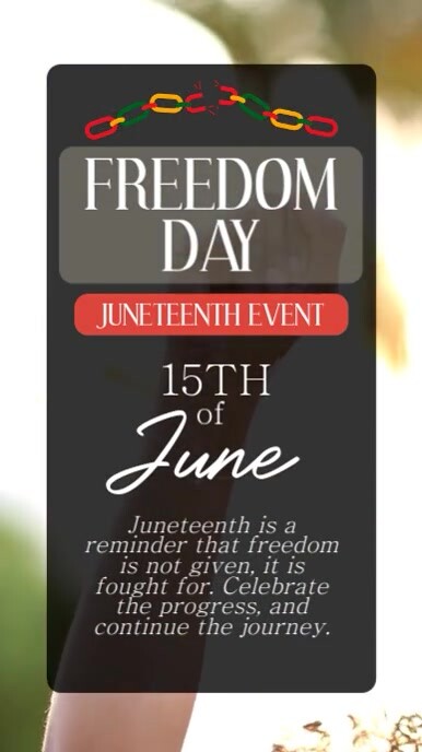 Freedom Day 2025 Message Instagram Reel template