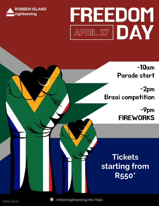 Freedom day portrait flyer template | PosterMyWall