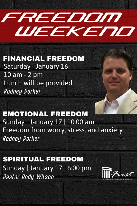 Freedom Weekend Template | PosterMyWall
