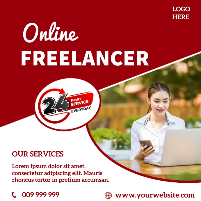 Freelancer Instagram Post template