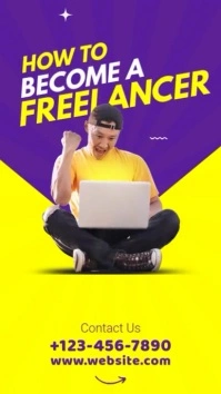 Freelancing Course Ad Template Instagram Story