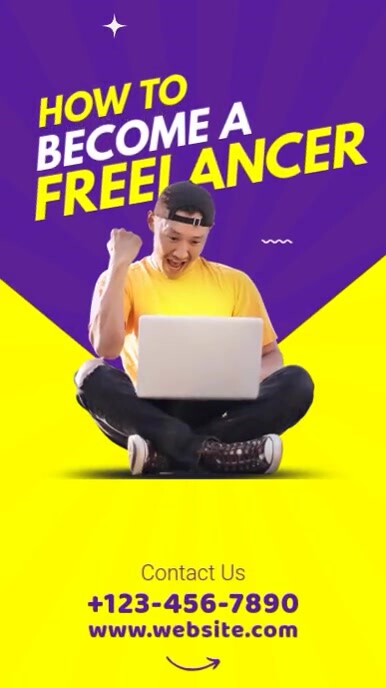 Freelancing Course Ad Template | PosterMyWall