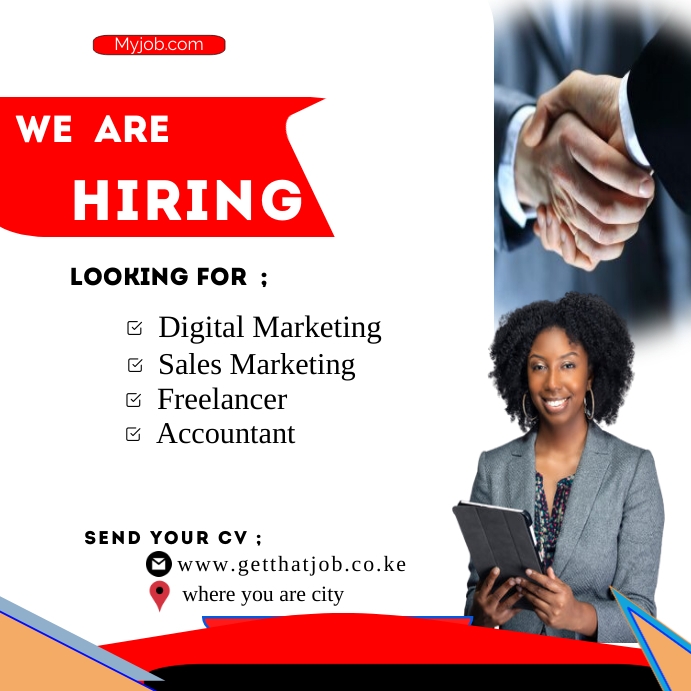 freelancing job hiring Template | PosterMyWall