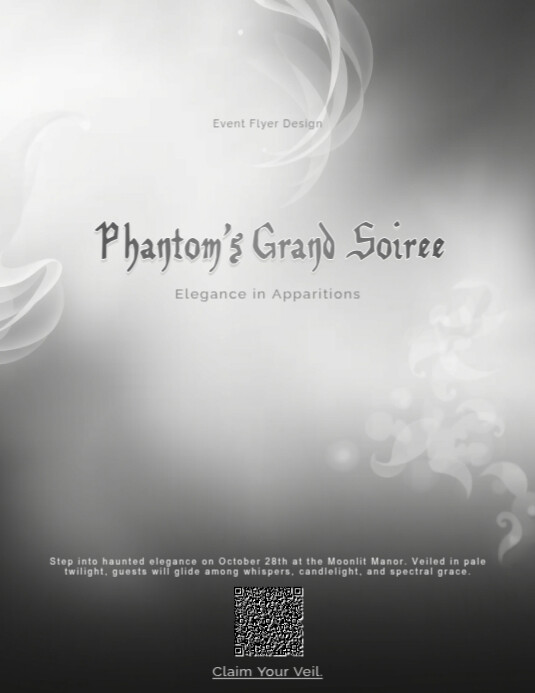 Plantilla de Freestyle Freeform Ghostly Gala Flyer Template | PosterMyWall