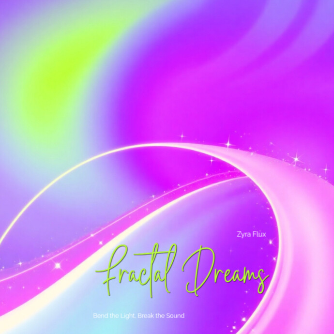 Modèle Freestyle gradient lime purple psychedelic experimental album ...