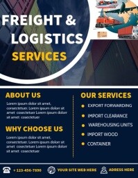 Logistics Ad Flyer Template | PosterMyWall