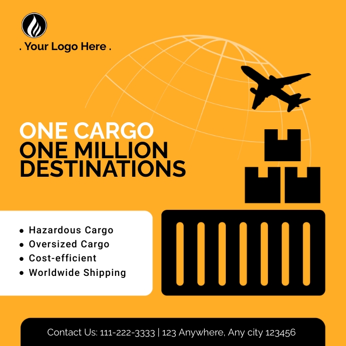 Freight And Logistics Template PosterMyWall