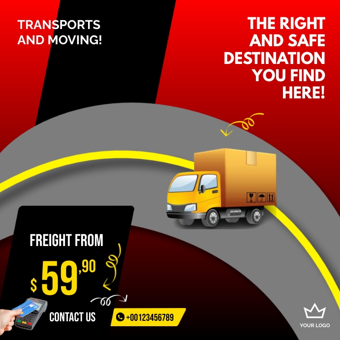 Freight Template | PosterMyWall