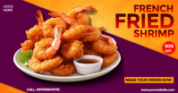French Fried Shrimp Ad template