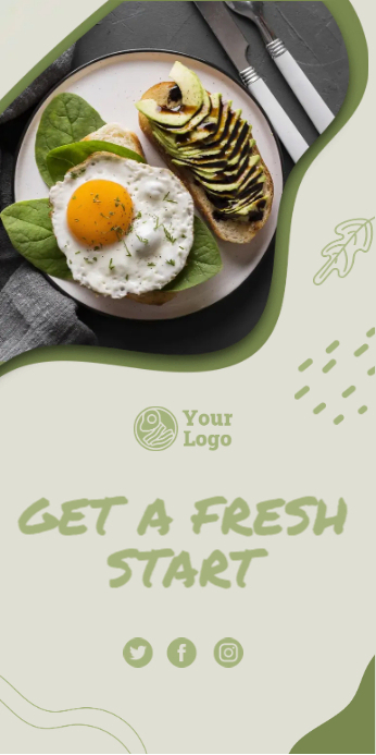 Fresh Breakfast Ads Template | PosterMyWall