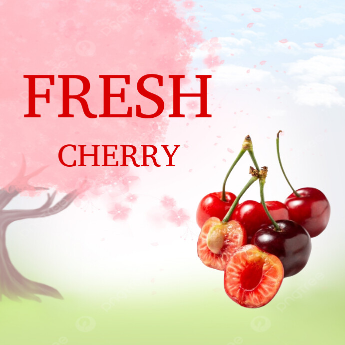 Fresh cherry Template PosterMyWall Fresh cherry Template PosterMyWall