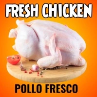 fresh chicken Message Instagram template