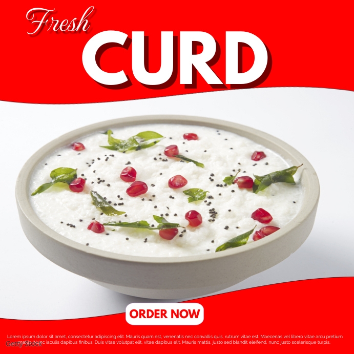 Curd Screen Copy of Fresh Curd | PosterMyWall