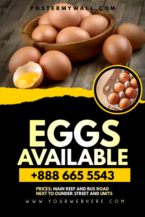 Fresh Eggs Template PosterMyWall