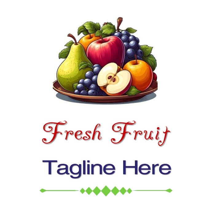 Fresh froot Template | PosterMyWall