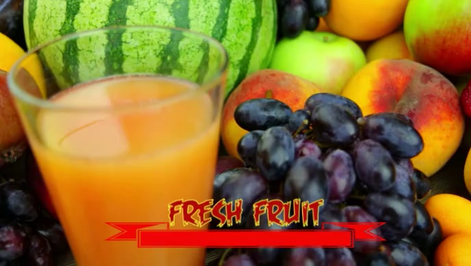 Copy of FRESH FRUIT | PosterMyWall