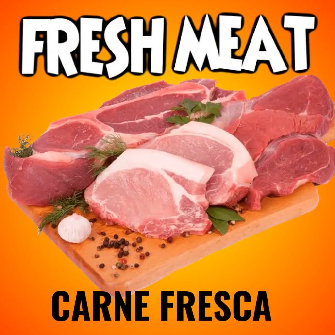 fresh meat 2 Template | PosterMyWall