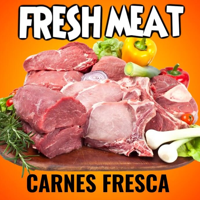 fresh meat 4 Template | PosterMyWall