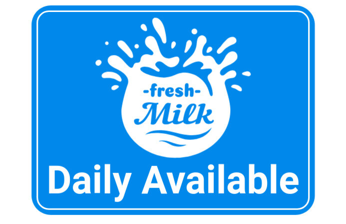 Activity Milk. Sign Fresh Milk Sign Template | PosterMyWall
