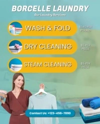 Fresh Simple Laundry Service Instagram Post template