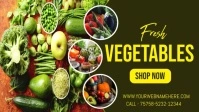 Fresh Vegetables  Template YouTube Thumbnail