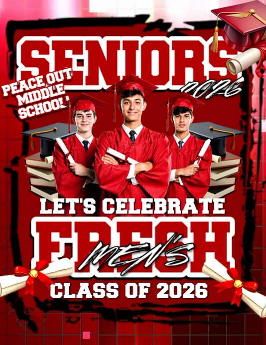 Freshmen 2026: senior celebration! Template | PosterMyWall