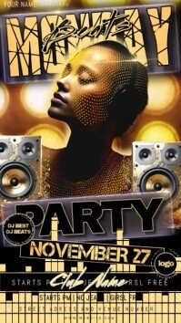 Friday 2 Monday Party Event Video Template Instagram Story