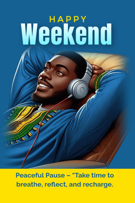 FRIDAY โปสเตอร์ template