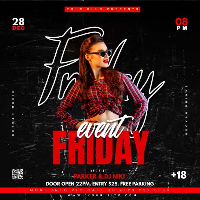 FRIDAY Template | PosterMyWall