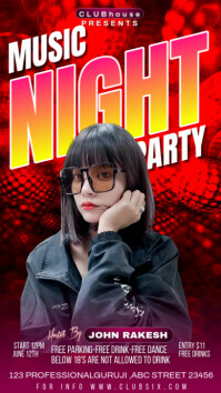 friday drink party Instagram Story template