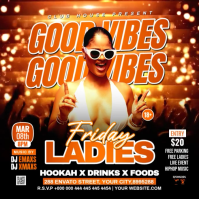 Friday Good Vibes Party Instagram Post Video template
