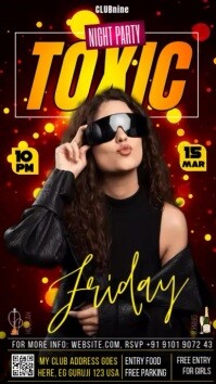 friday ladies night, Instagram Story template