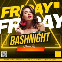friday ladies night, Publicación de Instagram template