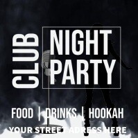 friday ladies night, Square (1:1) template