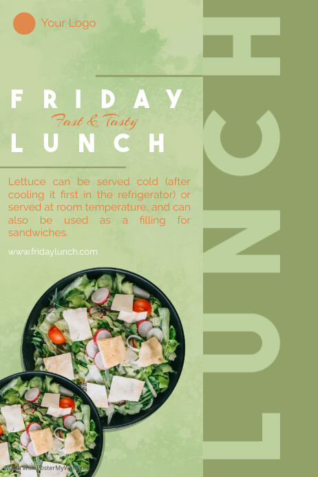 Friday Lunch Template | PosterMyWall