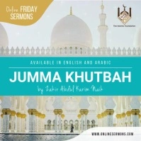 Friday Muslim Sermon Instagram Image template