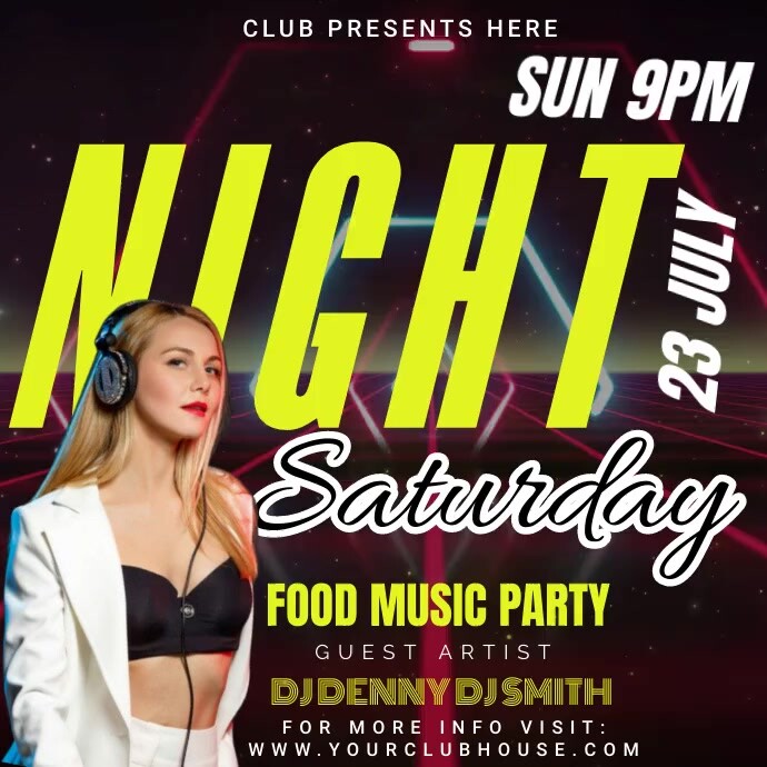 Friday night/18+event/musical night Template | PosterMyWall