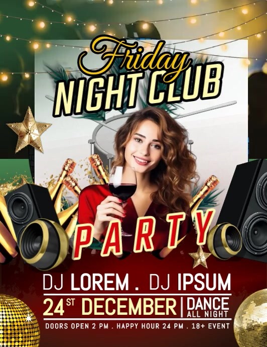 friday night club party Template | PosterMyWall