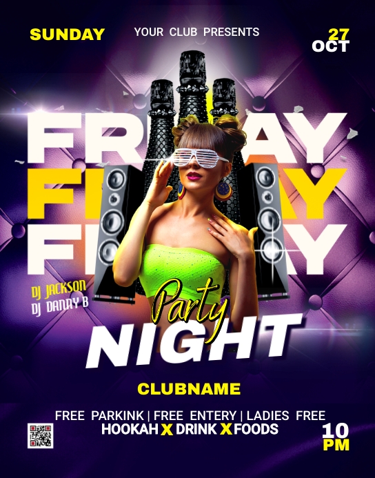 Friday Club Flyer