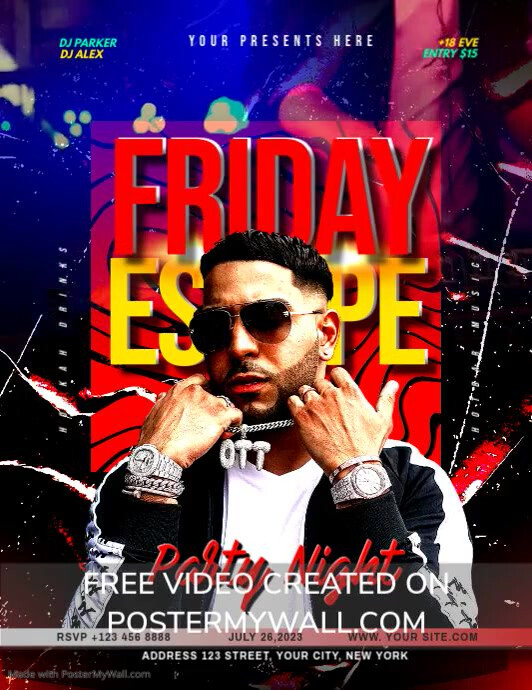 Copy of FRIDAY NIGHT | PosterMyWall