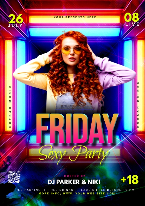 FRIDAY NIGHT A1 template