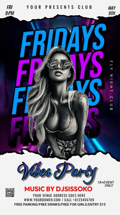 FRIDAY NIGHT Video TikTok template
