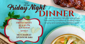 Friday Night Dinner template