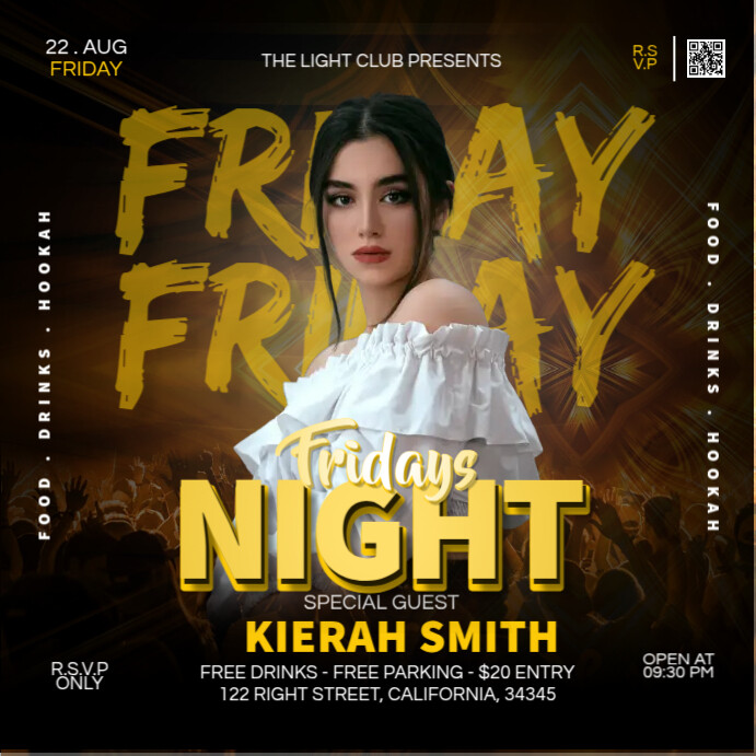 Copy of Friday Night Event PosterMyWall